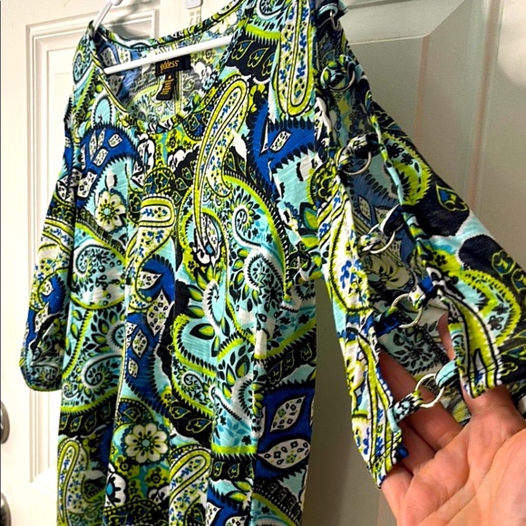 EUC Women’s Goddess 3/4 Sleeve Blouse - Picture 2 of 4